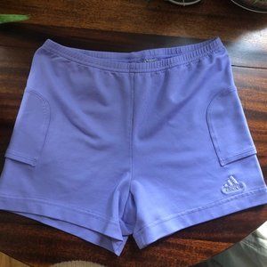 Lilac Adidas Tennis Shorts (Small)